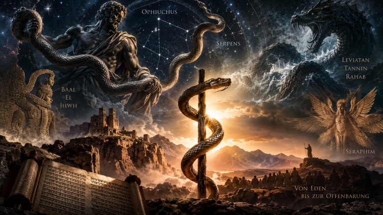 Die Schlange, das Sternbild Schlangenträger und die Götterwelt der Bibel
