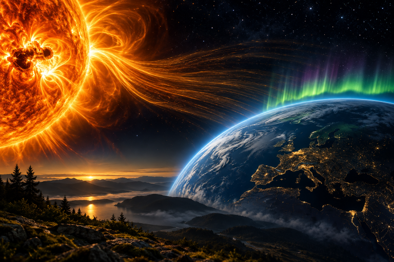 Kosmisches Wetter am 8. September 2026: Jetzt ist der schnelle Sonnenwind da – und die Erde reagiert